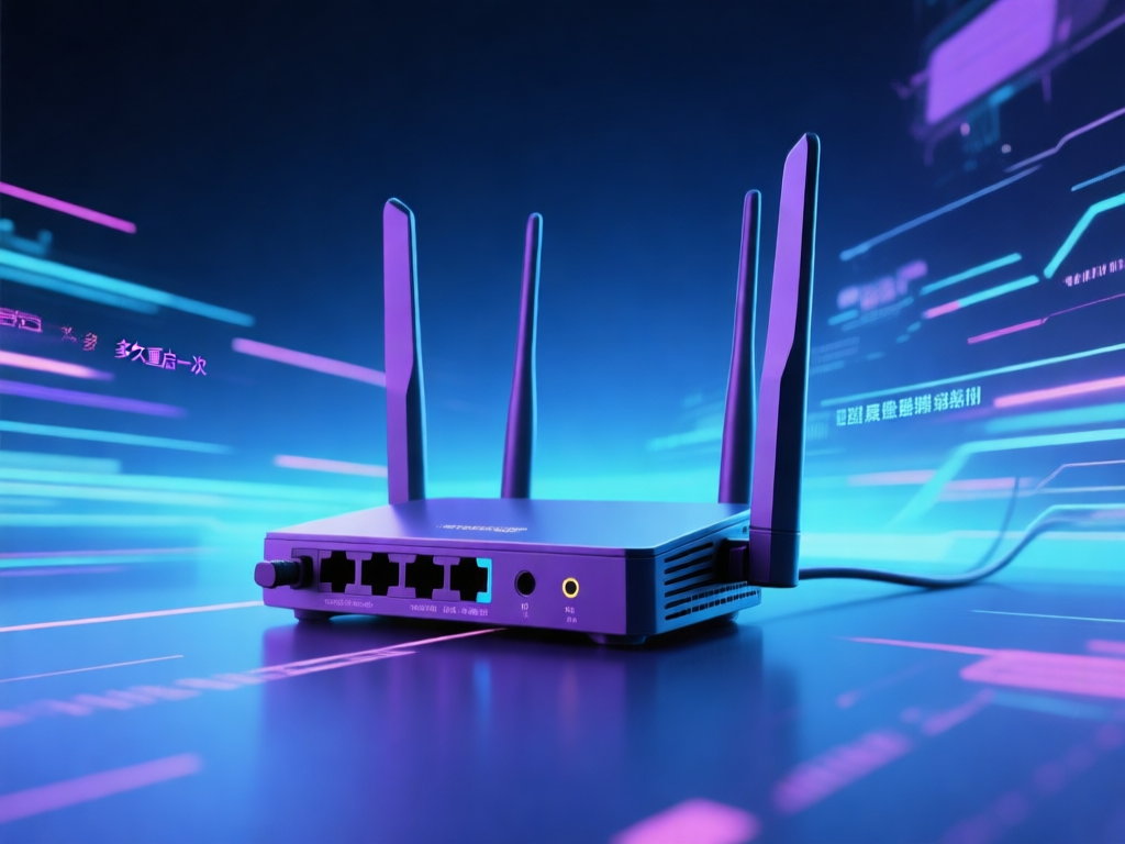 路由器重启对网速影响示意图